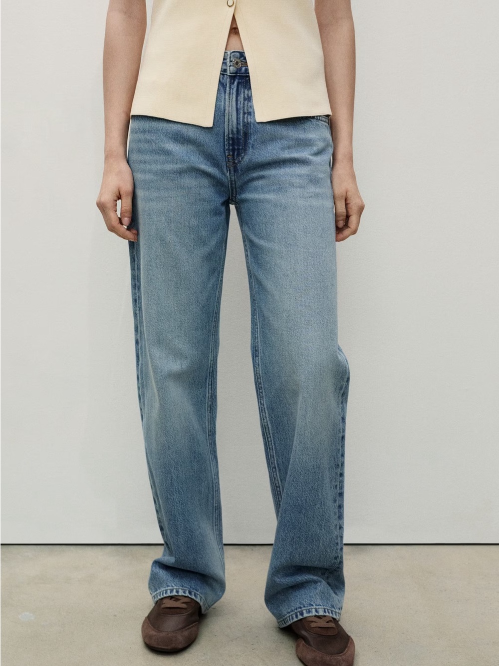 Mango Medium-rise Straight-fit Jeans